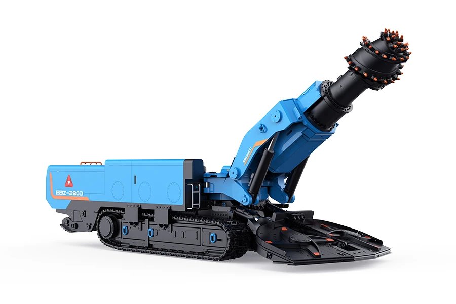 Principais componentes de uma m&aacute;quina Roadheader