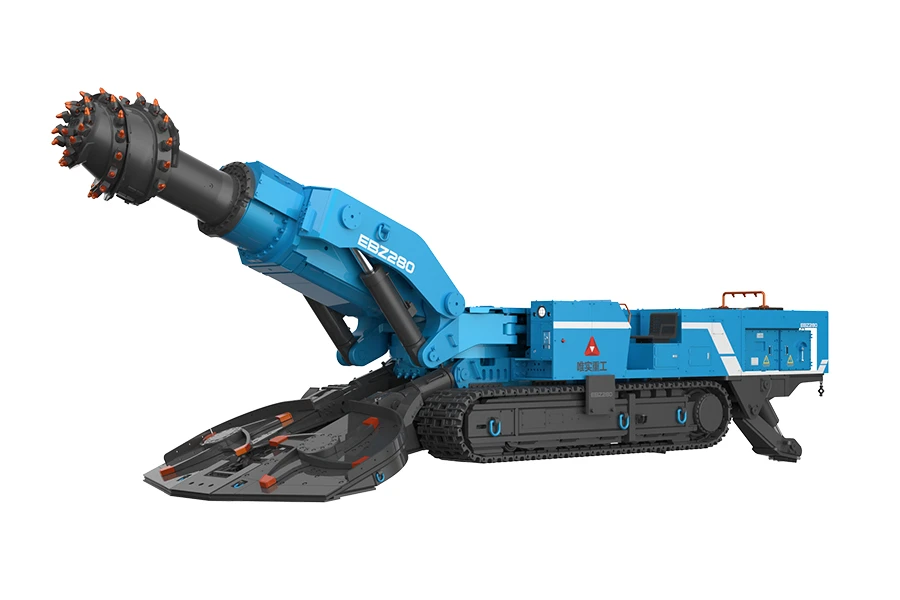 EBZ 280A Roadheader de rocha dura com condi&ccedil;&otilde;es de trabalho severas