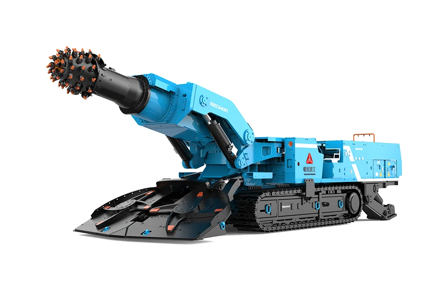 EBZ 340S Roadheader para rocha dura de baixo perfil e alta pot&ecirc;ncia